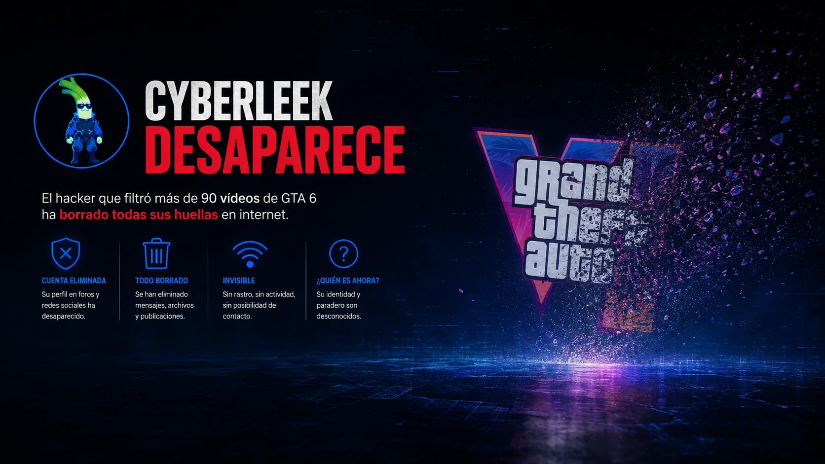 CyberLeek desaparece de la red justo cuando Take-Two, Xbox y la justicia le pisaban los talones