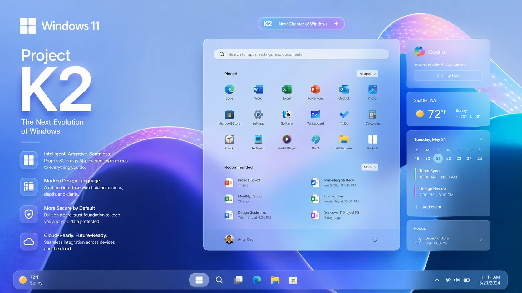 Windows 11 "Project K2"