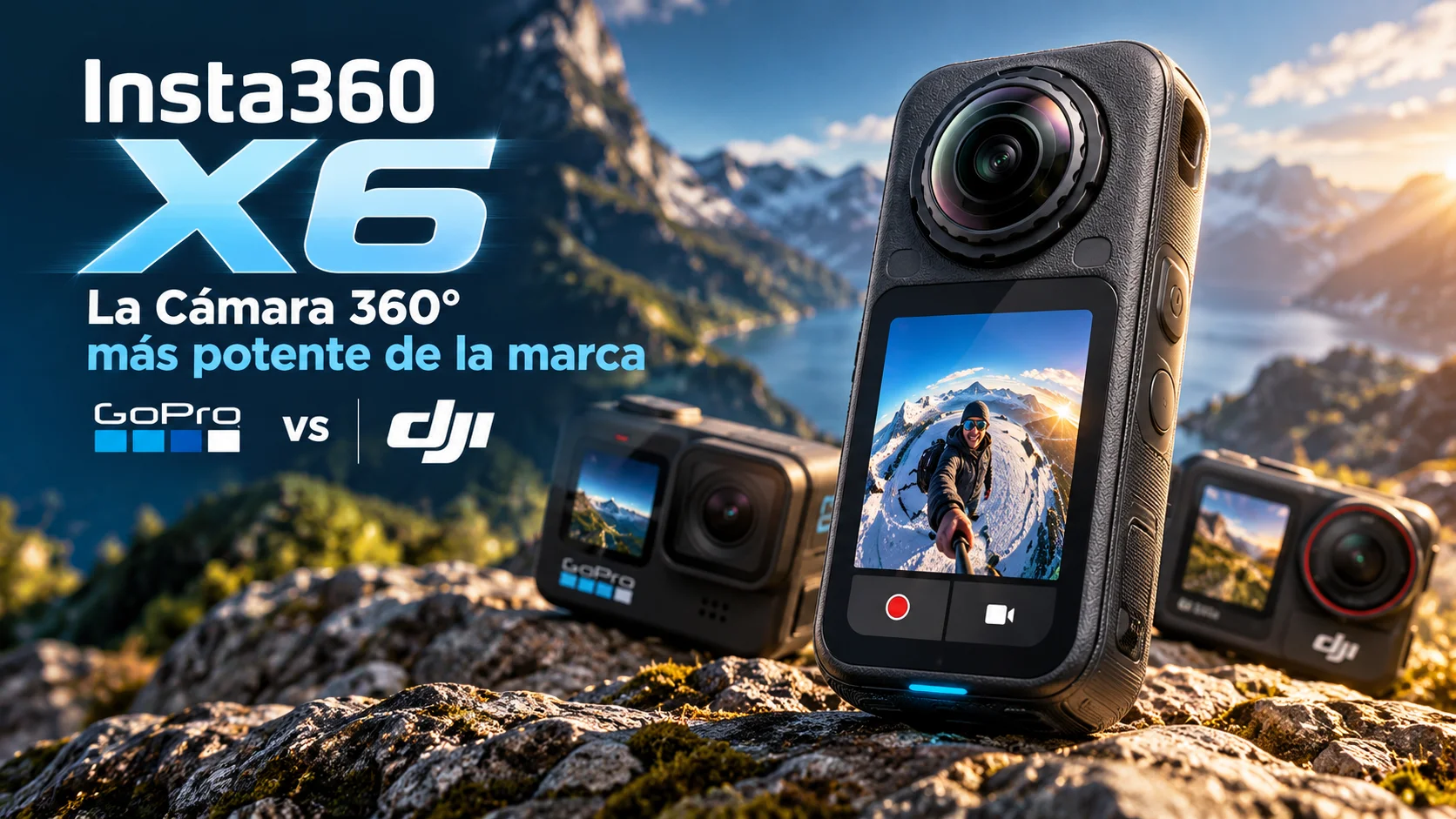 Insta360 X6: la cámara 360° más potente de la marca, frente a GoPro y DJI