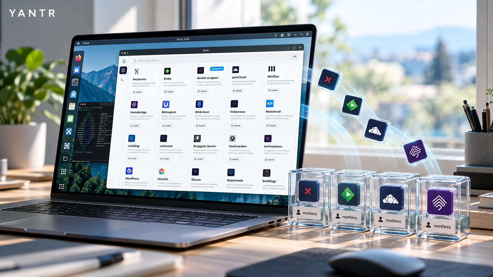Yantr: la tienda de apps rootless para Podman que no quiere sustituir tu sistema operativo