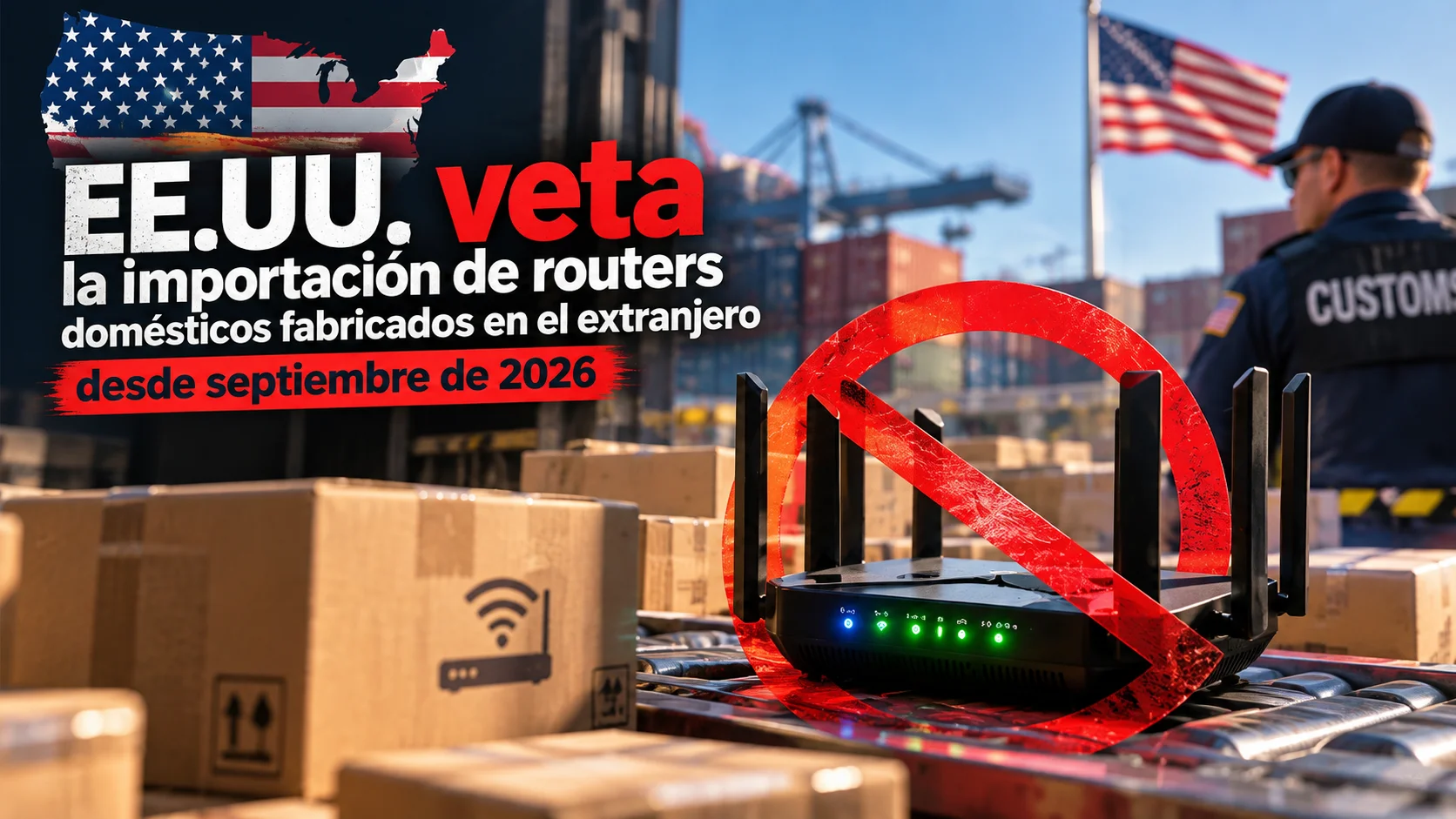 EE.UU. veta la importación de routers domésticos fabricados en el extranjero desde septiembre de 2026