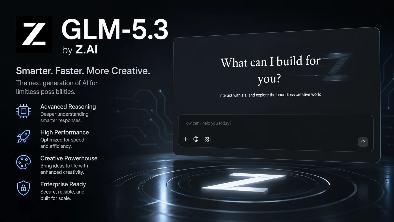 GLM-5.3 (Z.AI) — grandes saltos en benchmarks de código y ciberseguridad, pero los pesos abiertos que hicieron populares a sus predecesores todavía no están disponibles