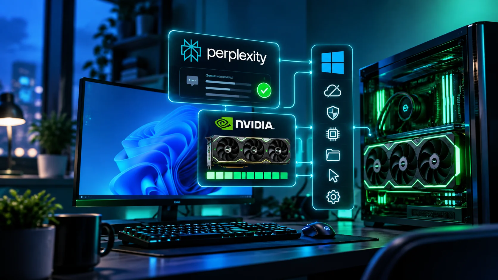 Perplexity Portable Computer llega a Windows: el agente 100% local que exige una RTX con al menos 24GB de VRAM