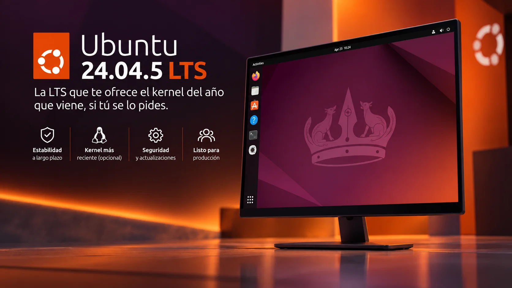 Ubuntu 24.04.5 LTS: la LTS que te ofrece el kernel del año que viene, si tú se lo pides