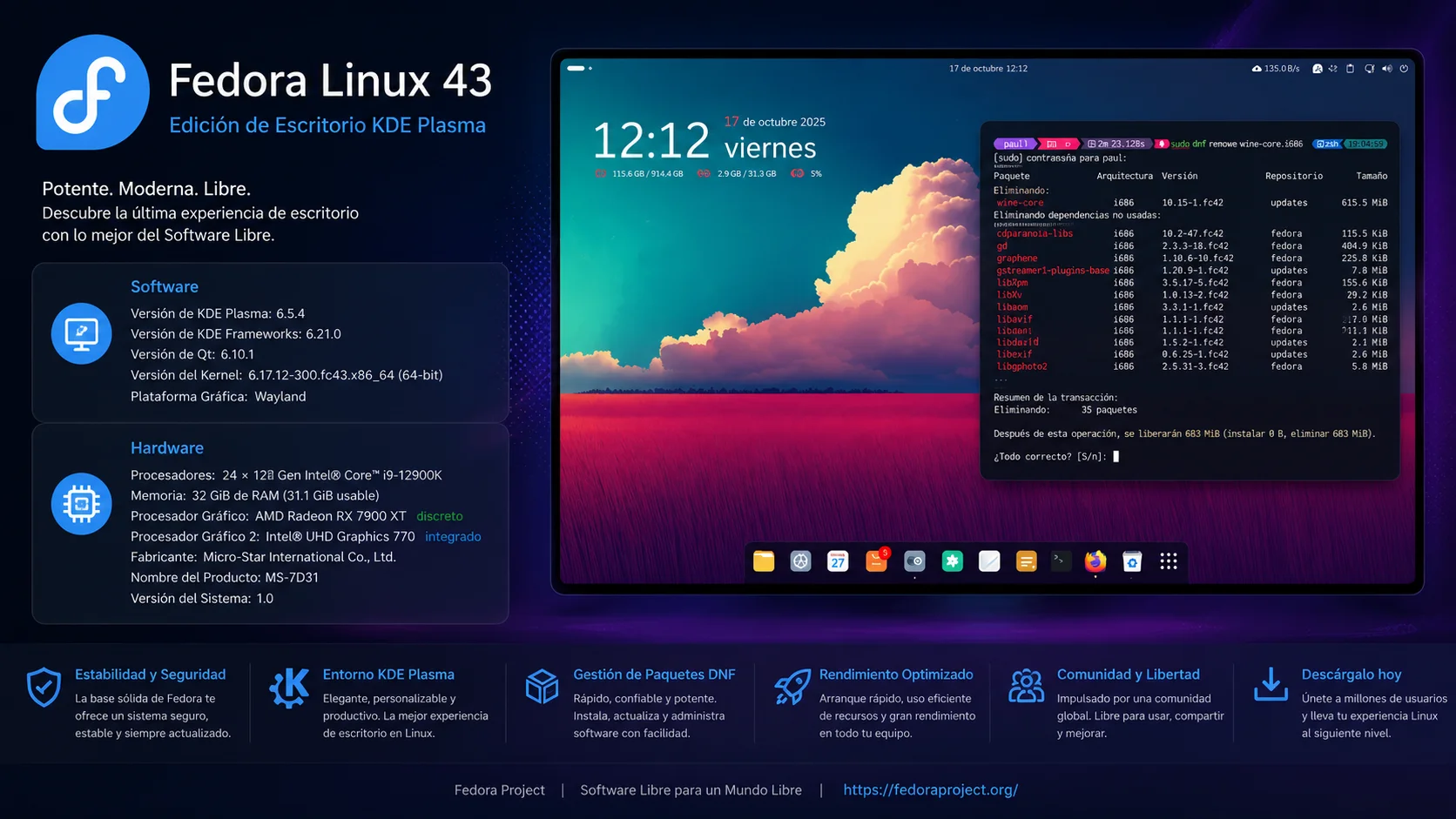 Fedora Linux 43